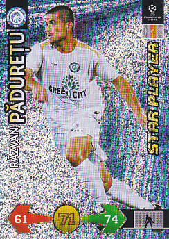 Razvan Paduretu AFC Unirea Urziceni 2009/10 Panini Super Strikes CL 